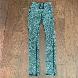 Lululemon striped tweed leggings